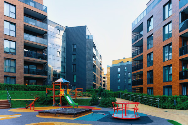 Modern condos and residential apartment building architecture - What Type of Mortgage Should I Get - DG Pinnacle Home Loans - Miami Mortgage Lender